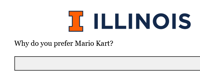 Preview of a question with piped text